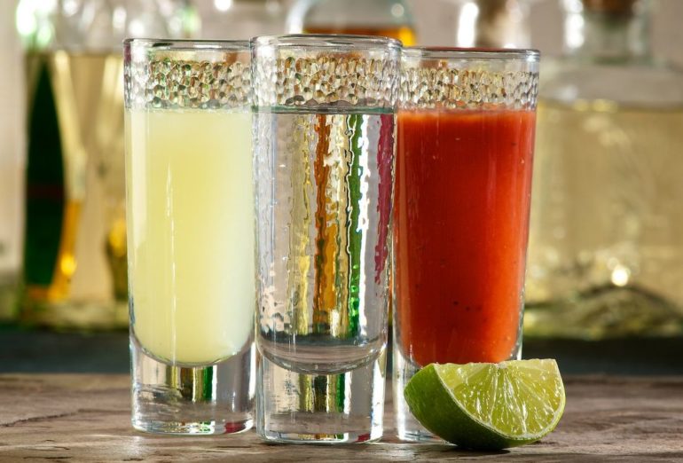 Текила и как ее пить? Бандера-Мексикана (Бандерита)