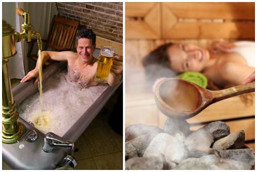 пиво и паровая баня