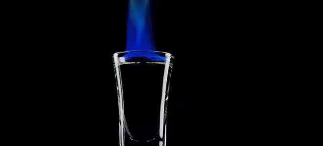 При какой крепости самогон горит, а при какой тухнет