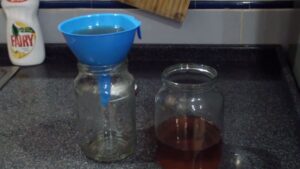 Фильтрация очищенного дистиллята от хлеба