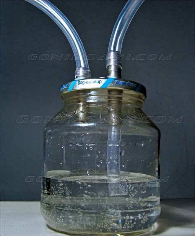 Гидрозатвор с отводом воздуха