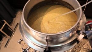 Брага после осахаривания солода