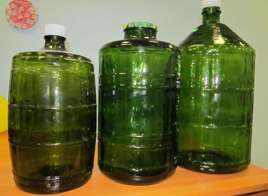 Стеклянная тара для хранения самогона